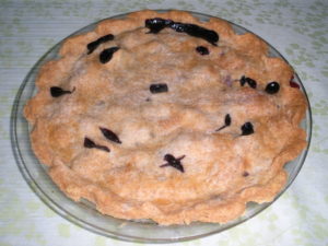 Black Raspberry-Blueberry Pie