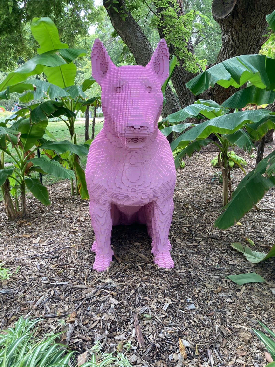 Lego Art in Wichita Botanical Garden